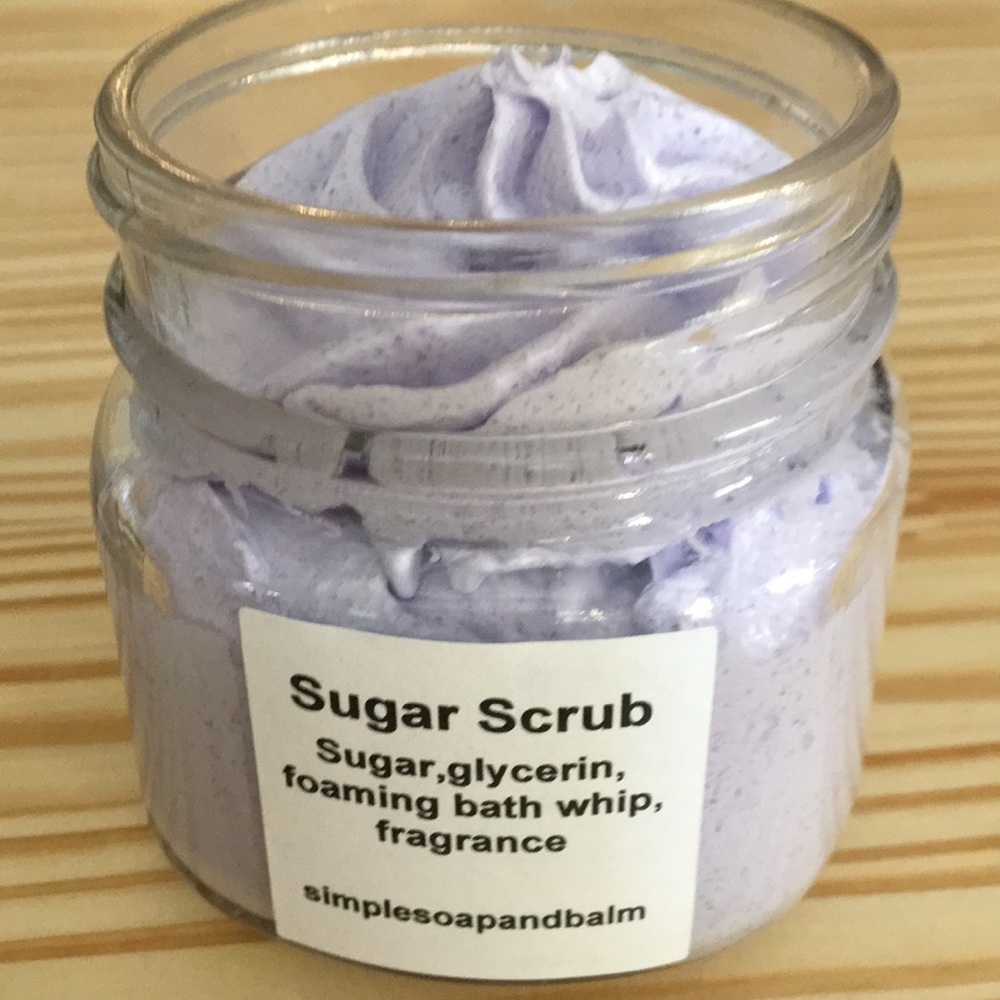 Lavender Whipped soap sugar scrub